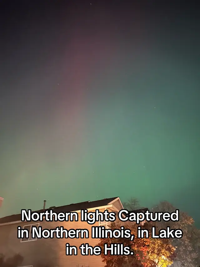 #northernlights #illinois #fyp #foryoupage #viral 