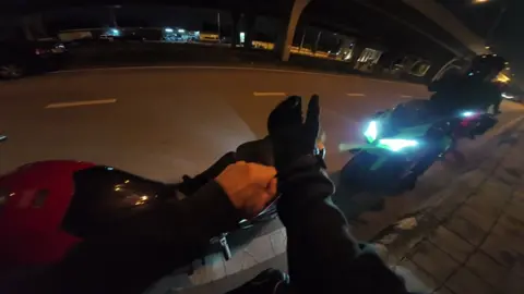 ถ้าถามว่าขับกับคนรู้จักได้อะไร ตอบว่าเลยว่าได้เสมอ #dji #cbr650f #bigbike #zx6r 