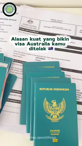 Berikut ini yang bisa menjadi alasan kuat kenapa visa Australia kamu ditolak 🥲 Mau apply visa Australia subclass 600 wisata? Yuk apply bareng kami! Nanti akan ada bimbingan dengan visa expert kami lho! Hubungi admin di sini 👇🏻 Konsultasi & Reservasi WhatsApp +62 813 1545 4715 #visaaustralia #australia🇦🇺 #australiavisa #liburankeaustralia #jasavisa 