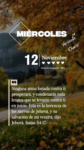 TU VERSÍCULO DE HOY 🙌 📖 ❤️‍🔥 