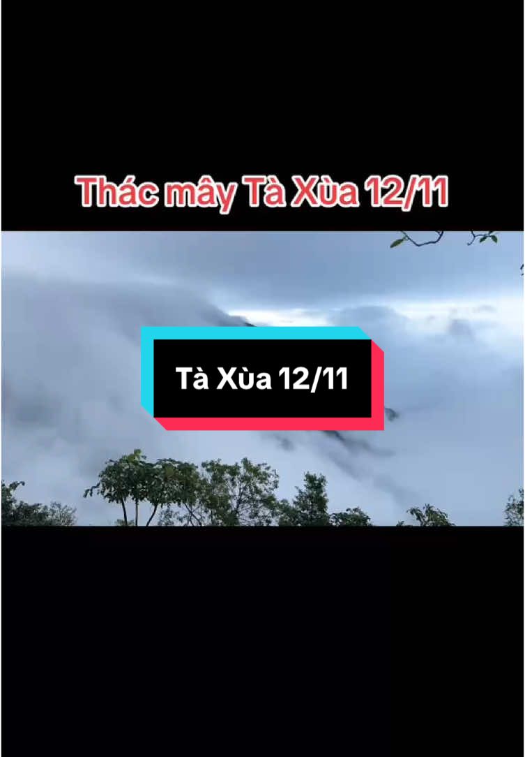 📍Thác mây Tà Xùa 12/11 hôm nay đẹp quá🥰 Cre:Lelen #sanmaytaxua2025 #lanbiithichvivu #taxuasonla #taxuareviewtattantat #taxua #taxuahomnay #taxuareview 