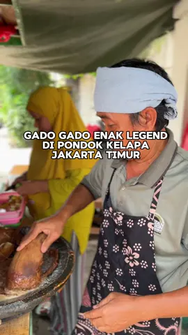 Gado gado enak legend Di pondok kelapa jaktim Ada yang langganan disini ? 📍Gado gado pak sutarli #gadogadopaksutarli 