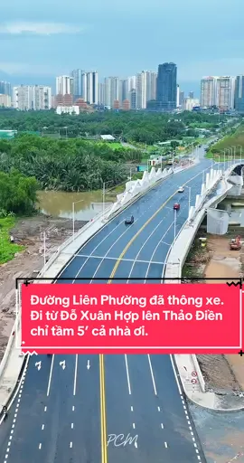 Đường Liên Phường đã thông xe. Đi từ Đỗ Xuân Hợp lên Thảo Điền chỉ tầm 5’ cả nhà ơi. #duonglienphuong #masterisehomes #theglobalcity #dautucong #giaothong 