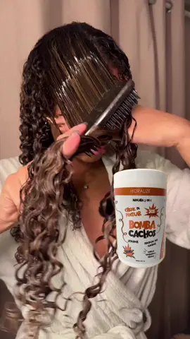 Bomba cachos, viralizou na rede vizinha #curlyhair #cachos #crespos #cabelocacheado #acheinashopee 