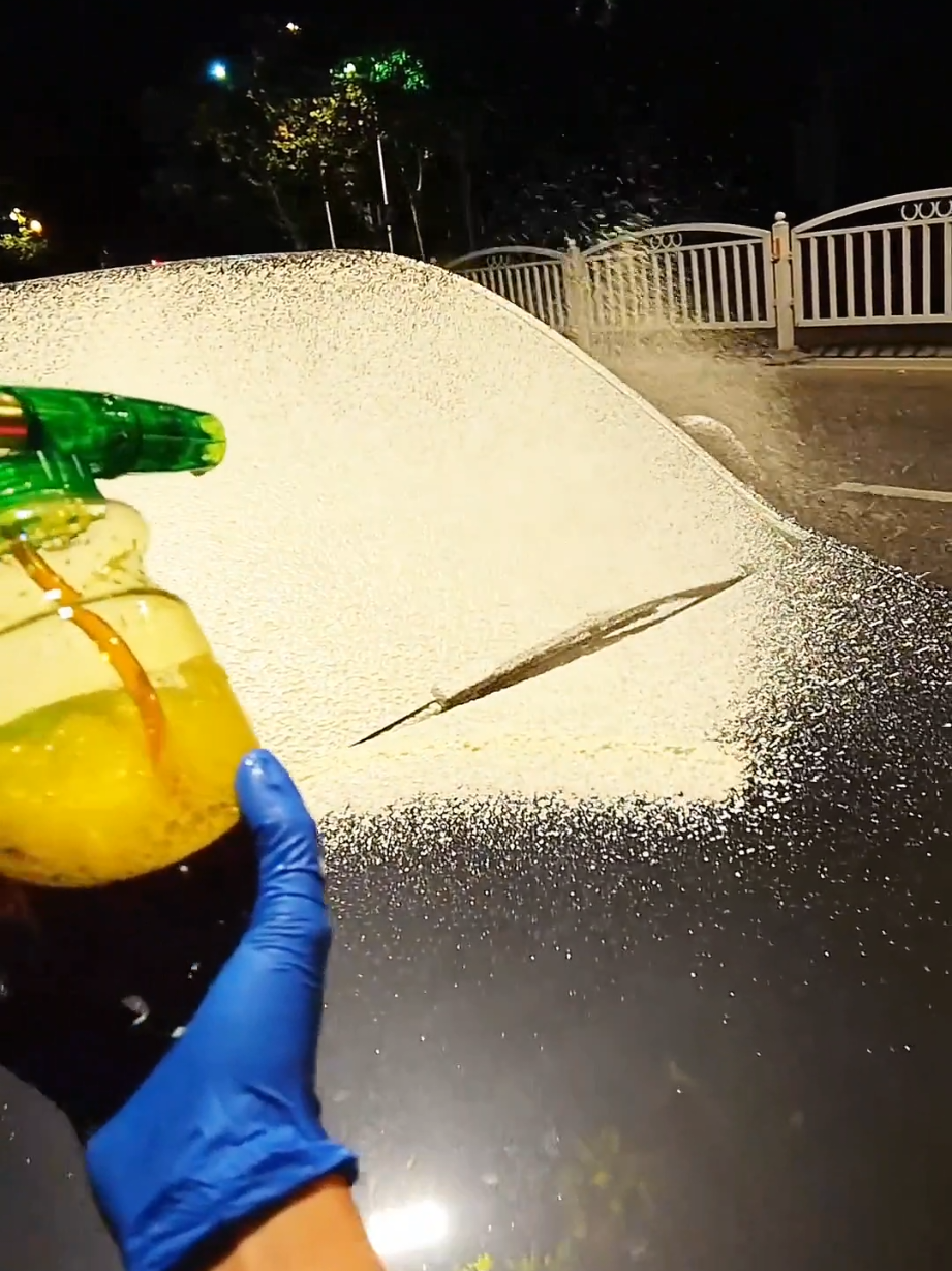 #CapCut Model Y washing #fyp #carwash #viralvideo #decompression 