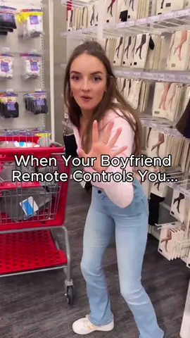 When Your Boyfriend Remote Controls You... #remotecontrol #dateidea #picnicdate #girlfriendprank #christmasgift