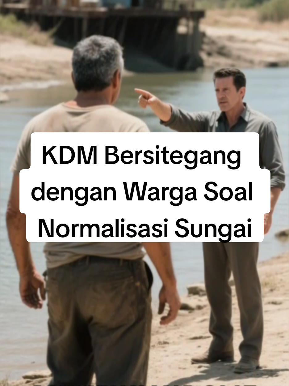 KDM Bersitegang dengan Warga Soal Normalisasi Sungai Ketegangan terjadi saat Dedi Mulyadi (KDM) meninjau proyek normalisasi sungai PJT di Bekasi. Sejumlah pemilik bangunan menolak dibongkar, mengaku sudah bayar ke oknum agar bisa bangun di bantaran sungai. KDM menegaskan lahan itu milik negara dan harus dikosongkan demi mencegah banjir. Ia juga berjanji menindak oknum yang terlibat pungli di kawasan tersebut. #DediMulyadi #NormalisasiSungai #Bekasi #BeritaTerkini #ViralHariIni