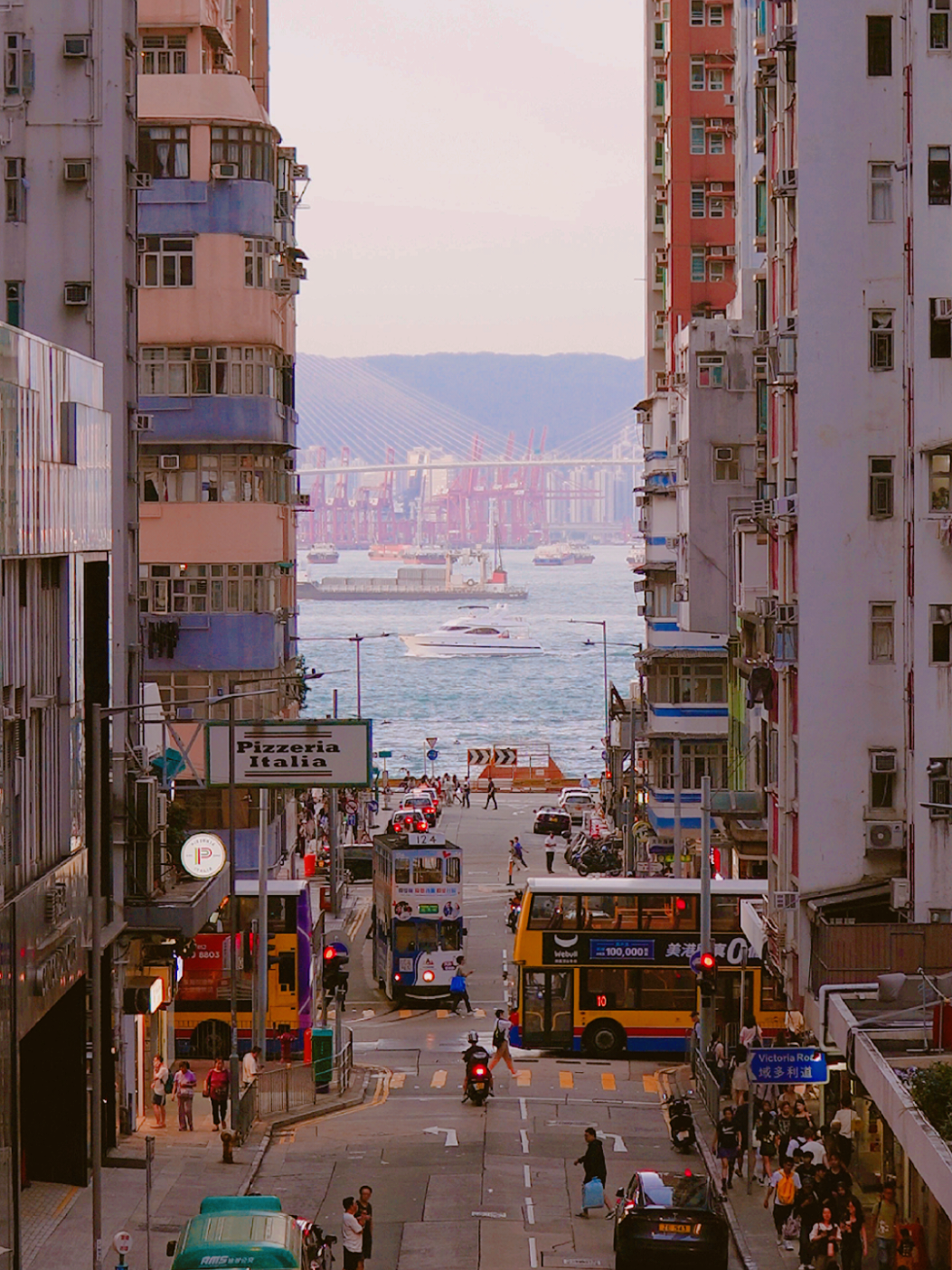 After only seeing this footage through the internet, I finally made it to Kennedy Town! This side of Hong Kong!😫 #hongkong #travel #scenicviews  #fyp #foryou 