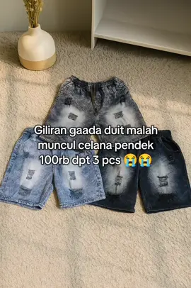 Rekomendasi celana pendek jeans 100b dpt 3 #celanapendek #celana #celanamurah #xyzbca 
