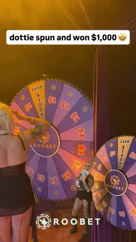 dottie spun and won $1000 on david dobrik’s halloween party 😭 #fyp 