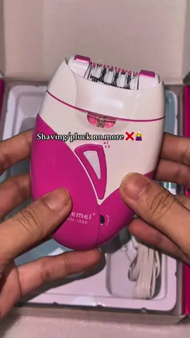 Shaving/pluck no more ❌ #kemeiepilator #epilator 