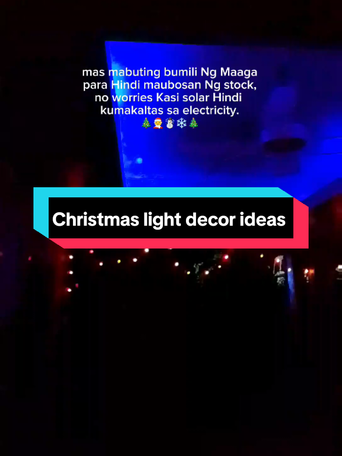 Christmas light decor ideas #christmasdecor #christmaslight #christmas #paskosapinas #decoration 