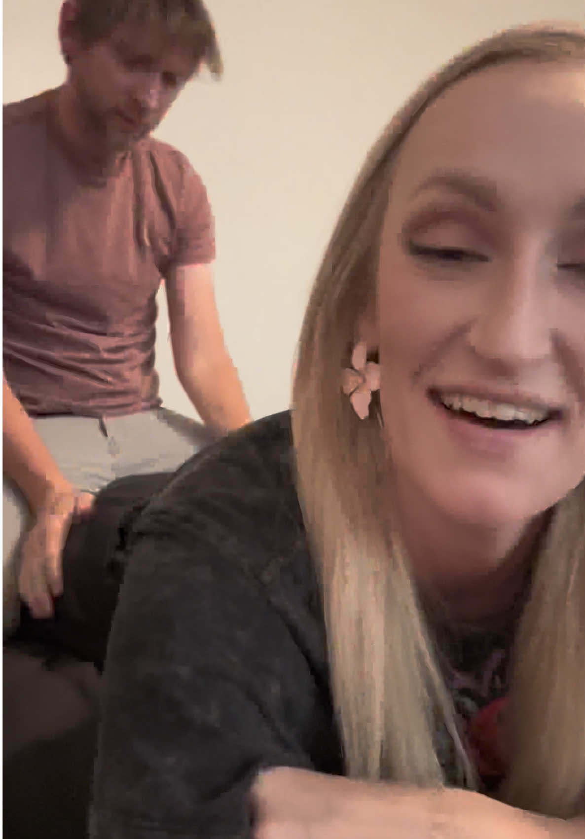 Such a pain in the 🍑! Injection in the bum every day plus a 2nd injection every third day. It wasn’t fun… my butt did look pretty great though!🤣 If you have to do injections for IVF or surrogacy I highly suggest getting a really good heat pad and someone to rub you out right after. The couple days I had to rub myself were noticeably different then the days I had my hubby do it. Travis and I decided to do this surrogacy journey together and he has been a big part of it every step of the way! I couldn’t have done it without his 🍑 rubs and suppprt through all the hormonal changes, body changes, etc. My body is the oven but he’s the maintenance guy!😜😂 #ivf #surrogacy #teameffort 