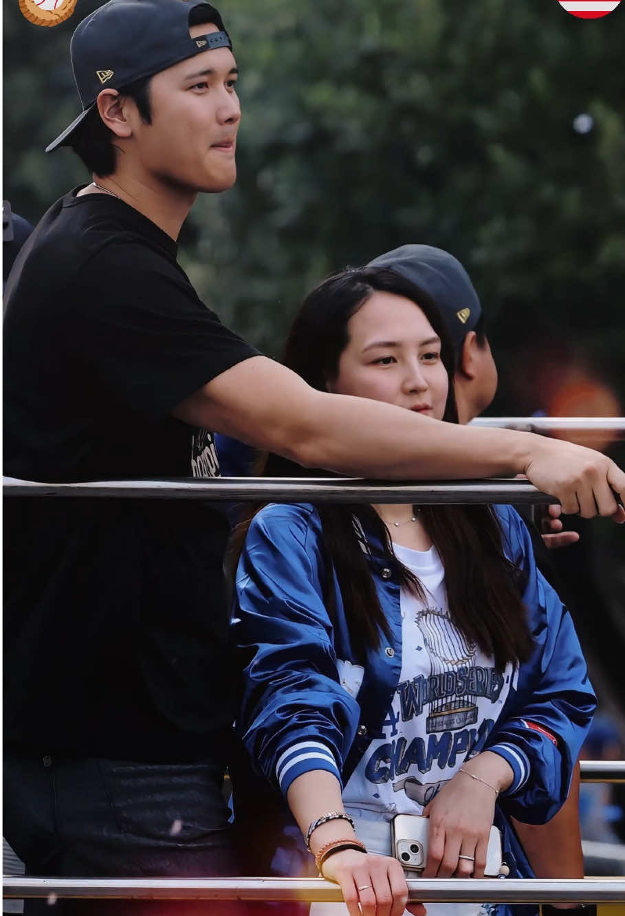 Shohei Ohtani and his wife — they are the perfect couple in the world of baseball. #dodgers #ShoheiOhtani #baseball #MLB #usa