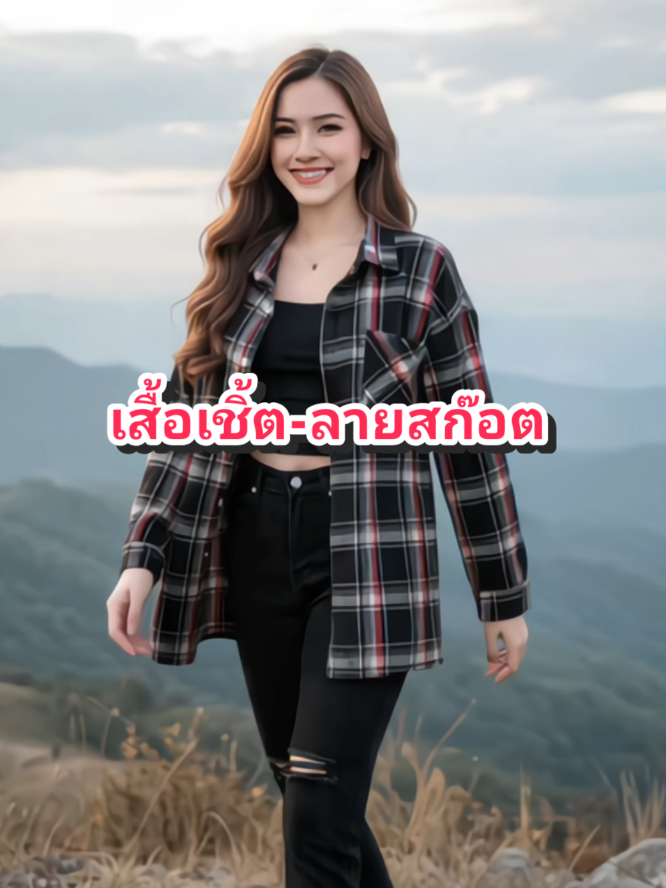 เสื้อเชิ้ต ลายสก๊อต ทรงหลวม ฟรีไซด์ อก46ยาว28นิ้ว ชาย-หญิง ผ้าดี ใส่สบาย#เสื้อผ้าแฟชั่น #เสื้อเชิ้ตแขนยาว #เสื้อลายสก๊อต #เสื้อแขนยาว 