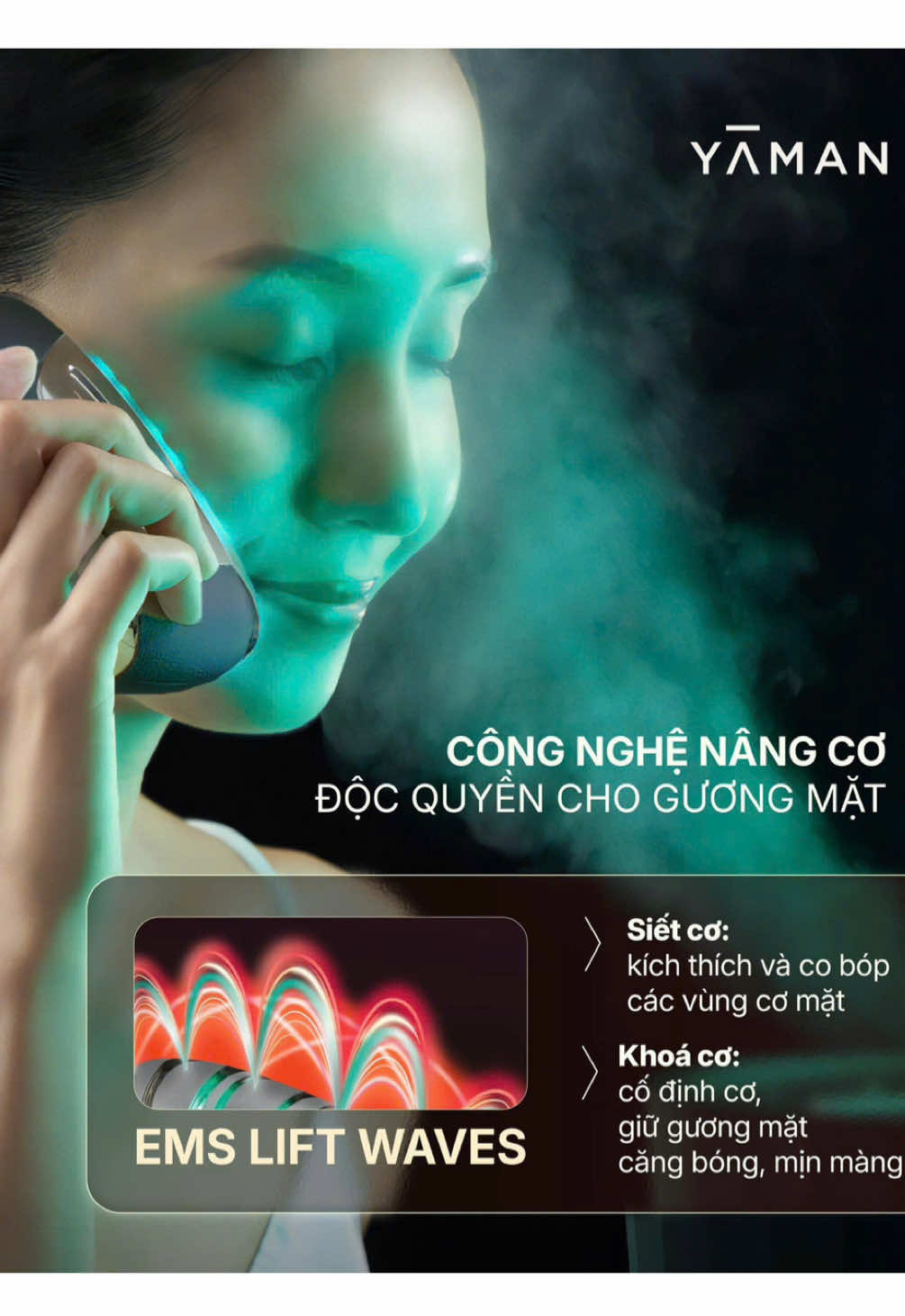 Dẫn đầu xu hướng làm đẹp cùng LIFTLOGY SP - thiết bị nâng cơ tức thì trong 1 phút kèm chiếu ánh sáng Led công nghệ độc quyền từ YA-MAN #yaman #nangco #liftlogysp 