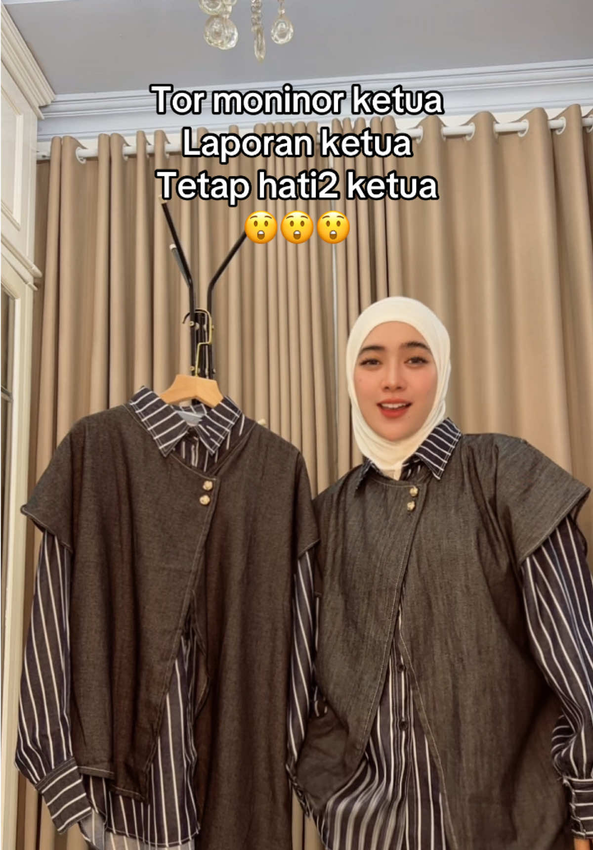 Hati2 ketua, kalau bajunya abis nangis ketua🫠🫠 #ootdhijab #hijabinspiration #ootdhijabstyle #ootdhijabstyle 