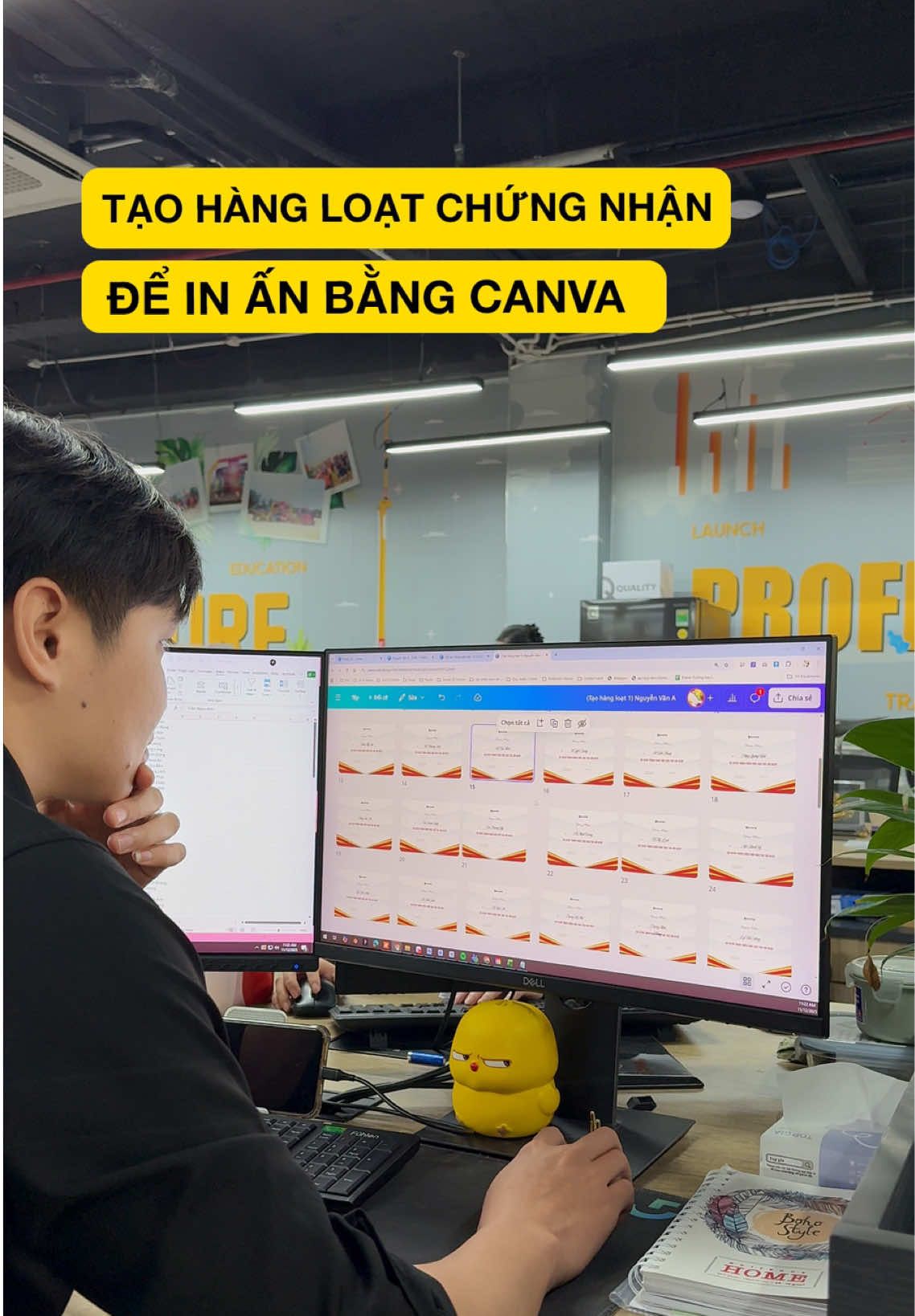 Tạo hàng loạt cả trăm chứng nhận để in ấn bằng Canva nhanh và dễ dàng #ctrlzcungtruongdesign #aidesign #canva #LearnOnTikTok #tipsandtricks 