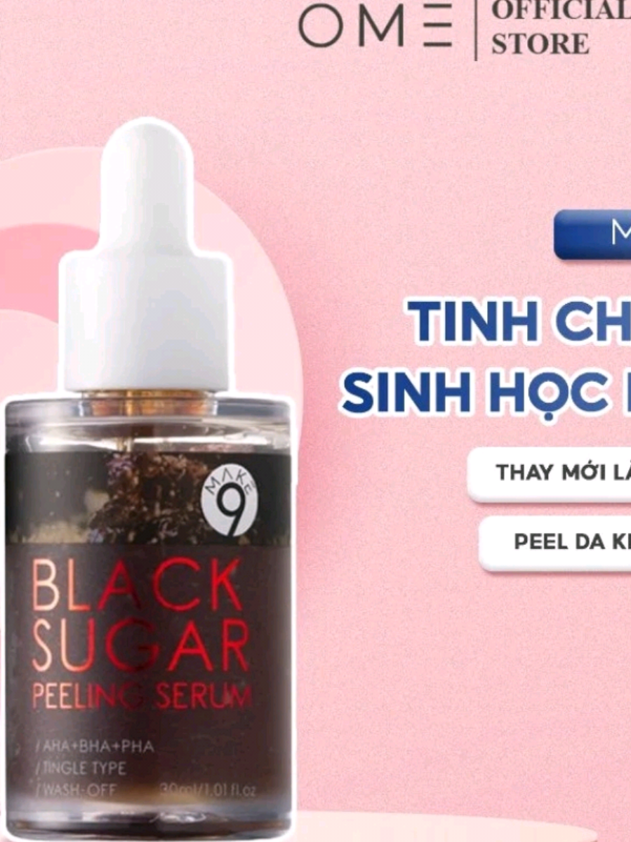 Tinh chất Peel Da Sinh học BLACK SUGAR 1. 🌸 Da Trắng Hồng Mịn Màng Sau 1 Tuần Với Tinh Chất Peel Da Black Sugar! 2. 💧 Bí Quyết Peel Da Sinh Học – Không Bong Tróc, Không Đau Rát! 3. ✨ Lột Xác Làn Da Xỉn Màu – Chạm Ngay Tinh Chất Black Sugar MAKE9! 4. 🌿 Peel Da An Toàn Tại Nhà – Cho Da Sáng Hơn Mỗi Ngày! 5. 💖 Serum Black Sugar – Thay Da Sinh Học, Sáng Hồng Rạng Rỡ! #TinhChatPeelDa  #BlackSugarSerum  #Make9Vietnam  #PeelDaSinhHoc  #SerumDuongTrang   