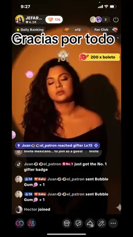 Gracias @Juan👁️👁️el_patron #LIVEIncentiveProgram #LIVEwithlowfollowers #PaidPartnership #fyp #parati 