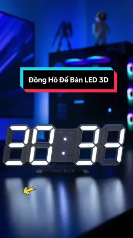 Đồng Hồ LED để bàn #dongholed3d #dongholed #viral #thinhhanh 
