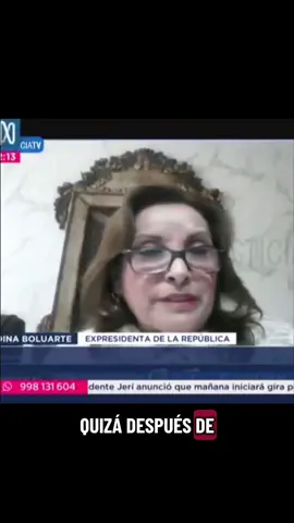 La presidenta Dina Boluarte dice que está descansando luego de trabajar sin parar #dinaboluarte #noticiasperu #merecidodescanso 