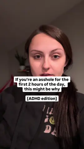 The science of why ADHD mornings are trash 🚮  #adhd #adhdlife #adhdtips