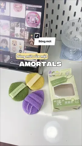 Rửa bằng bông mút sạch hơn nha mí bà #amortals #xuhuongtiktok #bongmutruamat #unboxingwithme 