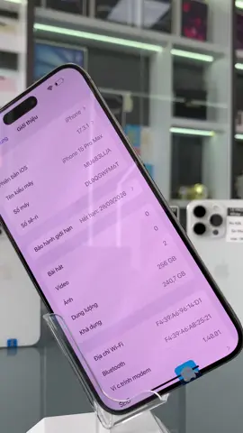 Apple iphone 15 promax 256Gb Natural Titanium #iphone #iphone15promax #kcnquangchau #vietyenbacgiang 