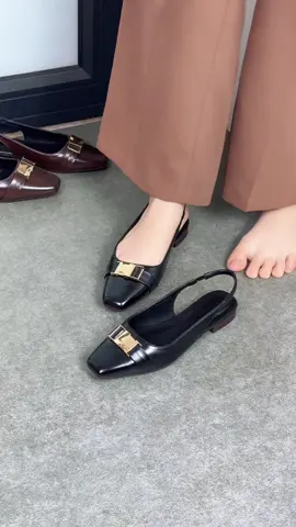 Giày đế bệt đi thoải mái mà vẫn sang lắm nha ce #review #thoitrangnu #giaydepnu #giaydebet 