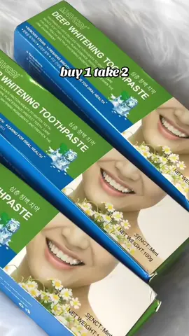 buy 1 take 2 toothpaste #toothpaste #fyp