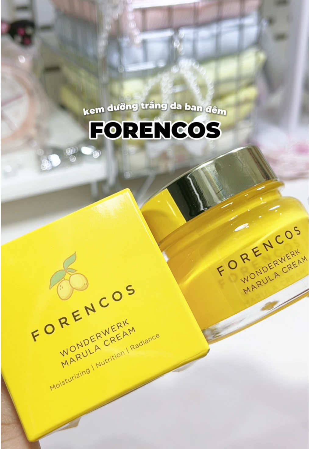 Kem dưỡng trắng ban đêm Forencos ✨ #kemduongtrangda #forencos #kemduongam #duongda #xuhuong 