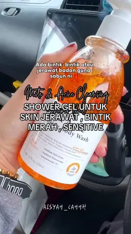 Ramai dah guna , boleh cuba ni ! #sabunjerawat #showergel #sabunbadan #jerawatbadan #kulitsensitif 