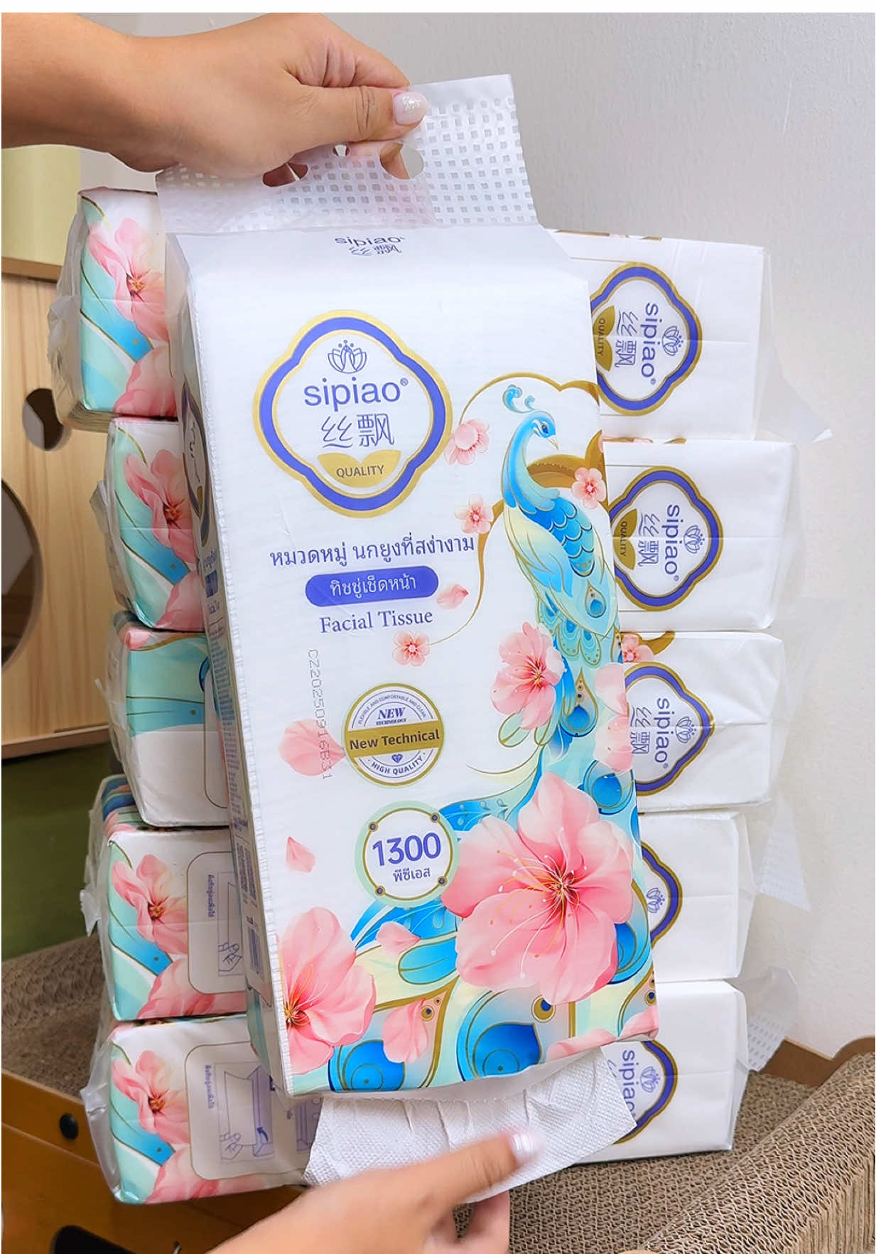 ทิชชู่เช็ดหน้ายกลัง 6 หิ้ว #กระดาษทิชชู่ #ทิชชู่ #ทิชชู่ยกลัง #ทิชชู่เช็ดหน้า #ของใช้ในบ้าน 