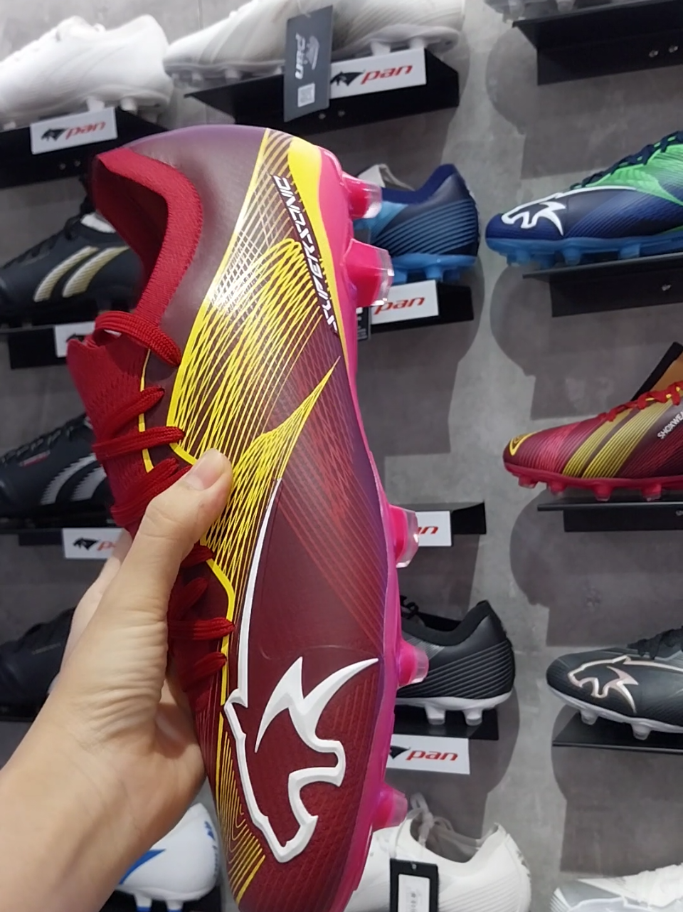 #รองเท้าสตั๊ด PAN##รองเท้าสตั๊ด ZETA รุ่น THUNDER#ขึ้นฟีด #รองเท้าฟุตบอล⚽🥰 #รองเท้าสตั๊ด 