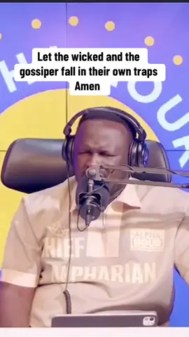 Let the wicked and the gossiper fall in their own traps Amen  . . . #alphahour #pastoragyemangelvis #alphahourwithpastorelvis #songsandproverbs 