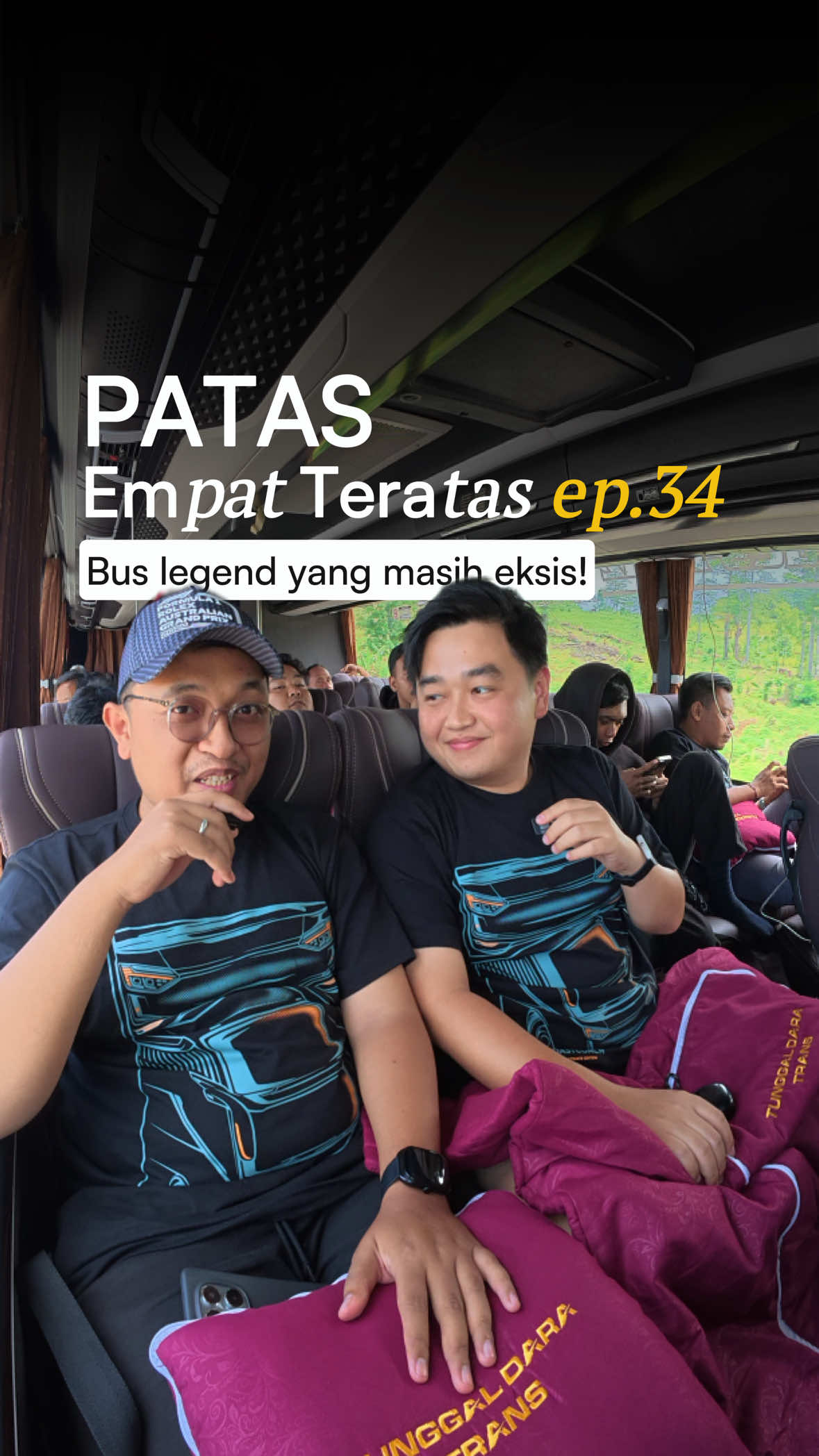 PATAS ON THE BUS! Kali ini kita bikin PATAS pas sambil onboard lagi, bahas dan naik bis legend yang masih eksis sampe sekarang. Bis legend favoritmu apa lur? @Oho Pamungkas | Numpang Konten #patas #empatteratas