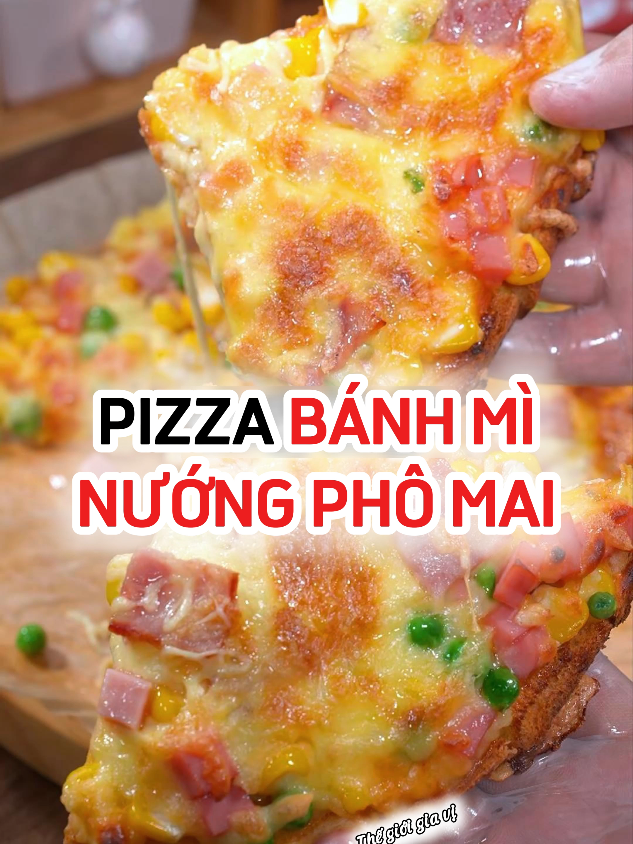 Món ngon mỗi ngày P1561 | Pizza bánh mì nướng phô mai #cocdinhluong #phomaimozzarella #amthuc #monan #monngon #monngonmoingay #xuhuong #xuhuongtiktok #khaylotnoichien #noichienkhongdau #giavi #thegioigiavi