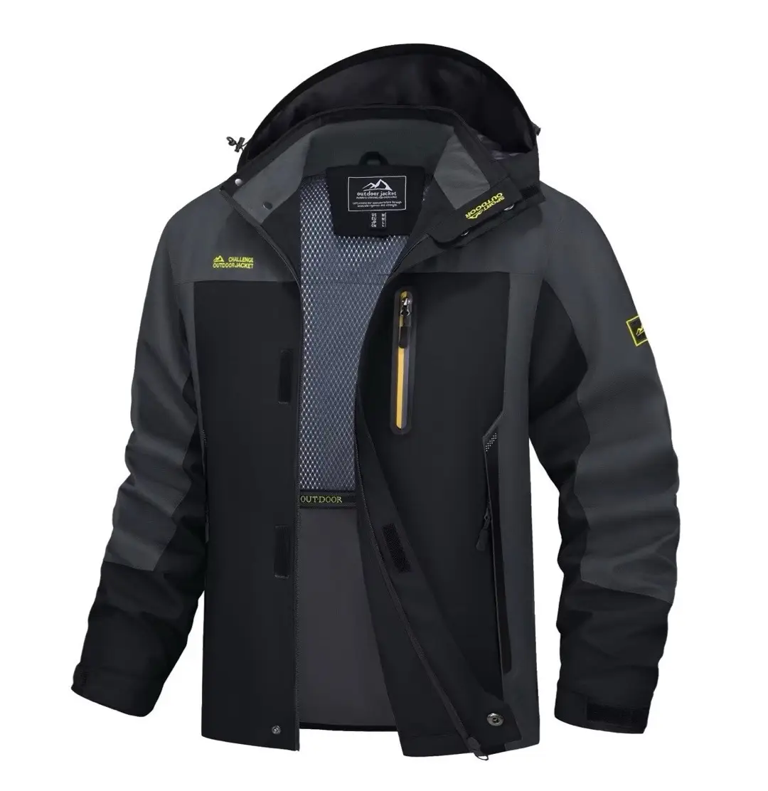 #magcomsen  #magcomsenshirts [Water-resistant] Water repellent jacket, zippers pockets are also waterproof design, you won't worry about getting wet while hiking or in rainy days, our rain jacket will keep your body dry and warm all day. [Windproof] Adjustable cuffs with hooks and loops help seal in warmth; Internal drawcord hem, detachable and adjustable storm hood, full length zip closure, stand collar, all the attentive designs keep out the wind effectively. [Breathable & Lightweight] The mesh lining fabric is more breathable and lightweight, can packs away into bag effortlessly. This rain jacket is adaptable to a variety of outdoor scenarios. [5 Pockets] This men jacket has 2 large zipper hand pockets, 1 waterproof zipper pocket on left chest, 2 inner pockets, keeping your odds and ends secure, providing enough room to essentials. [Occasions] An essential outdoor jacket for year-round use. Ideal outfits for sports, hiking, mountaineering, traveling, camping, rock climbing, cycling, fishing and other outdoor activities.