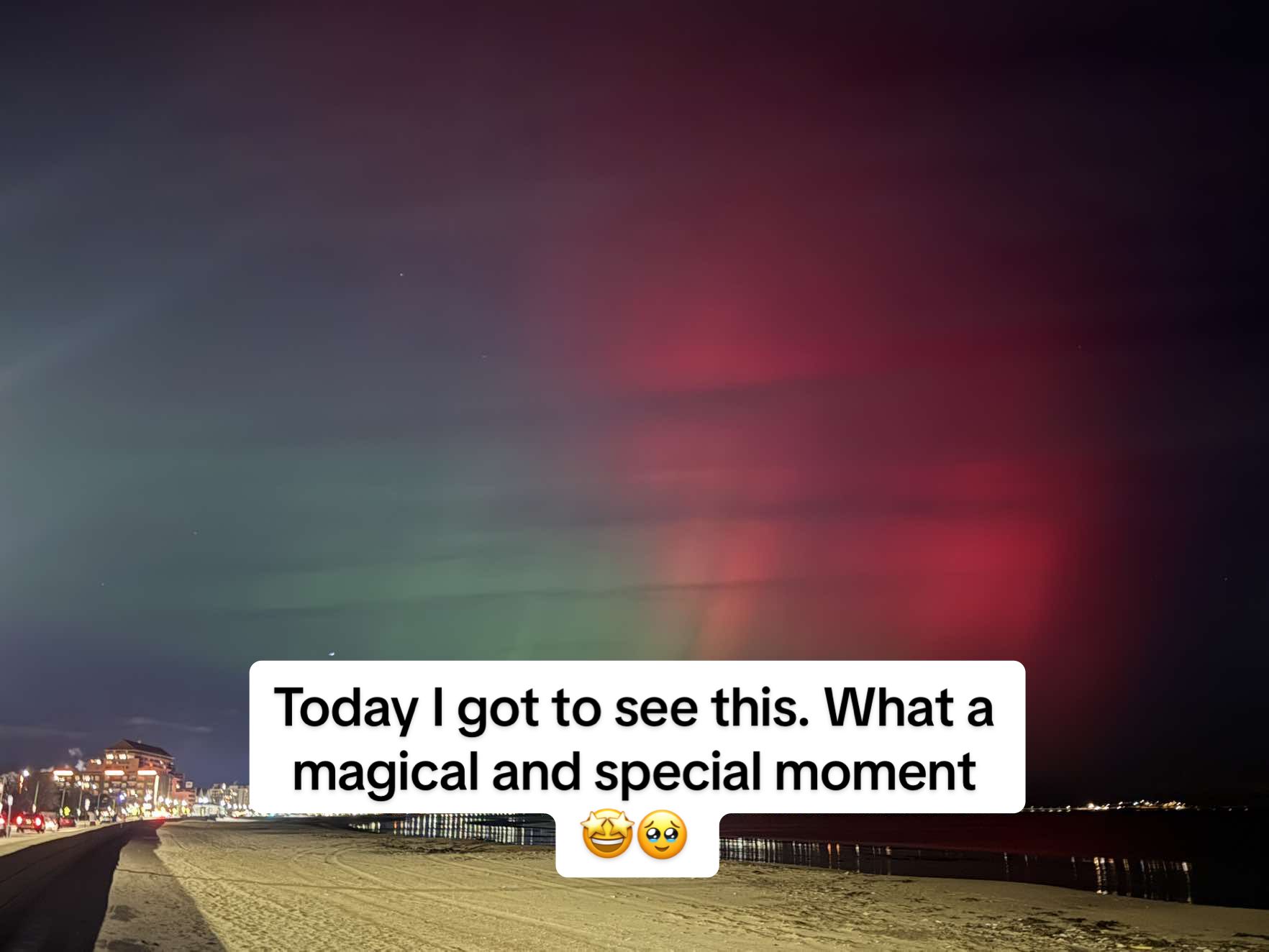 Hoy pude observar esto. Qué momento tan mágico y especial 🥹🤩 #aurora #massachusetts #paratiiiiiiiiiiiiiiiiiiiiiiiiiiiiiii #boston #viral 
