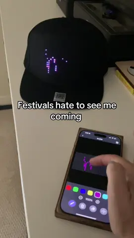 Oh baby oh baby. #leddisplay #ravetok #ledscreen #hats #giftidea 