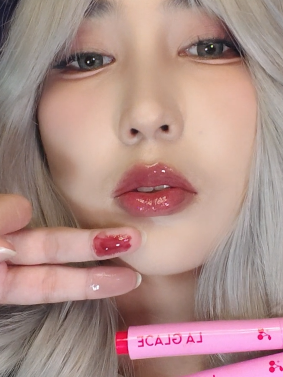 17+20 สวยนัวๆ  #laglace #ลิปไอติม #makeup #lipgloss 