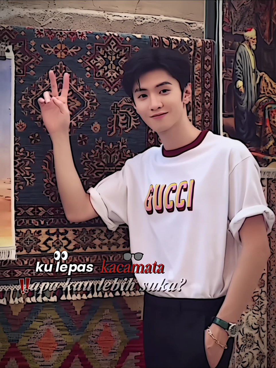 pake kacamata pacar aku, lepas kacamata pacar saya😭😚  #chenzheyuan #chenzheyuan陈哲远 #actorchinese #fyp 