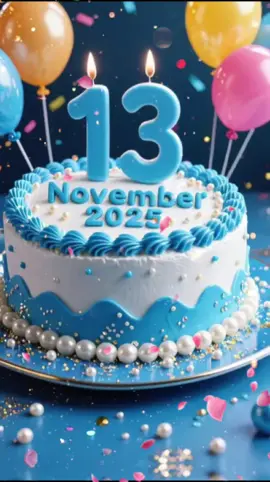 Birthday Templet Tiktok 13 November 2025  #birthday #happybirthday #happybirthdaytoyou #happybirthdaywish #ulangtahun 