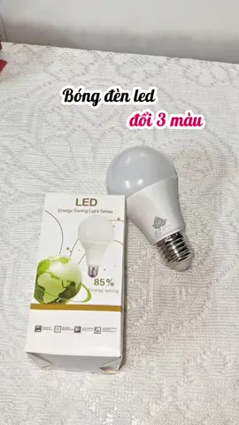Bóng LED đổi 3 màu tiết kiệm điện #bongled3mau #bongdenhoc
