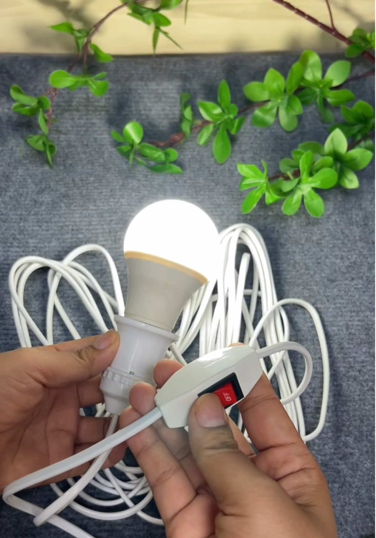 Bộ đui đèn liền dây công tắc và phích cắm #daydienliencongtac  @Lý Ngọc Gia Dụng 