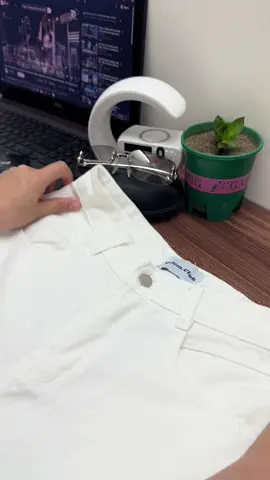 màu trắng chảnh kaki jean ver 1 đây ạ#quầnsuôngđẹp #quầncalemclub #outfit #tynanấmlùn 