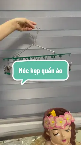 Set 18 móc kẹp đồ inox chắc chắn #mockepphoiquanao #xuhuong #haiminh98 #xhtiktok 