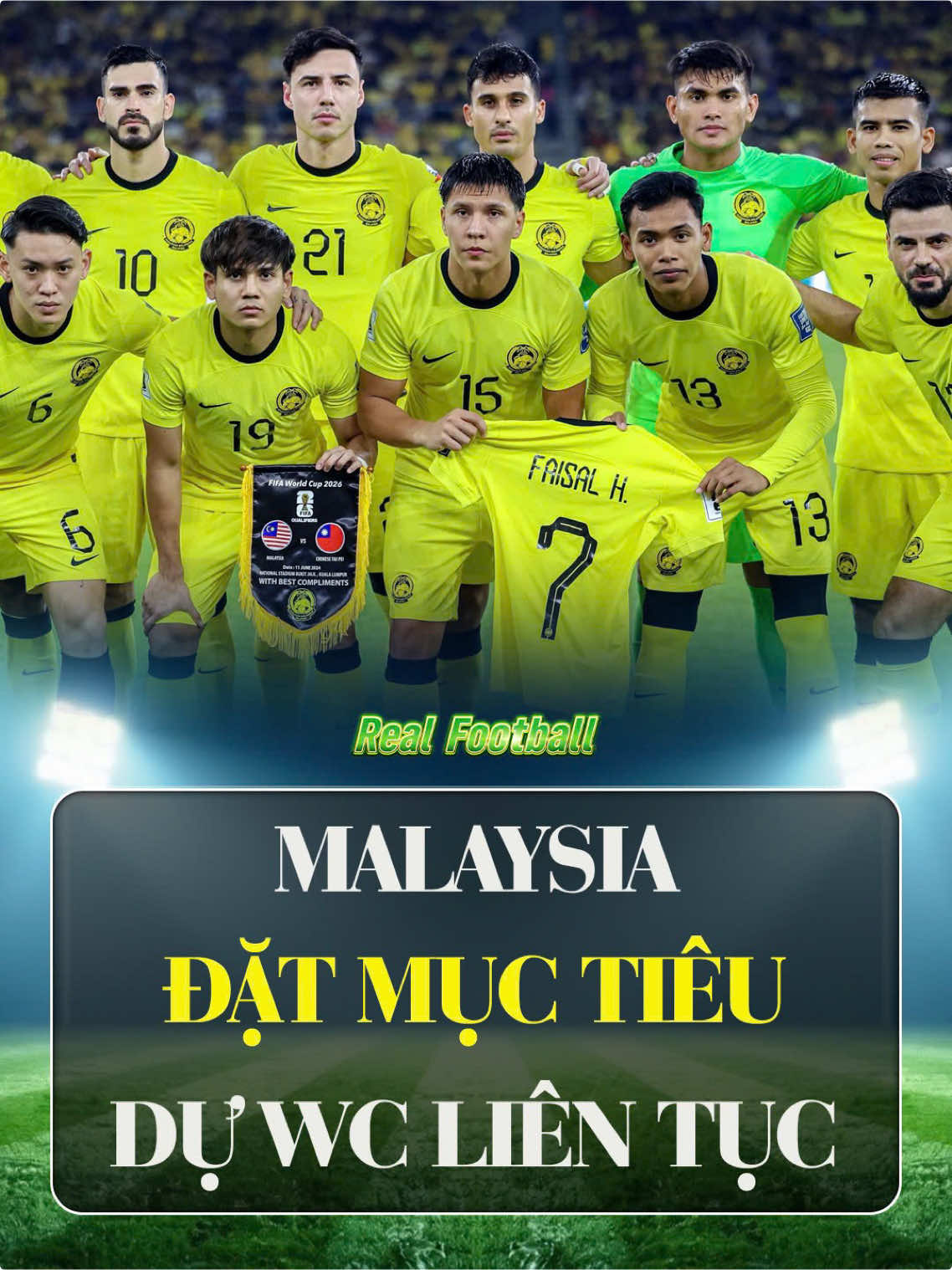 Dù đang chìm trong bê bối gian lận nhập tịch, Malaysia vẫn gây sốc khi tuyên bố đặt mục tiêu tham dự World Cup liên tục trong vòng 10 năm tới. #bongda #malaysia 