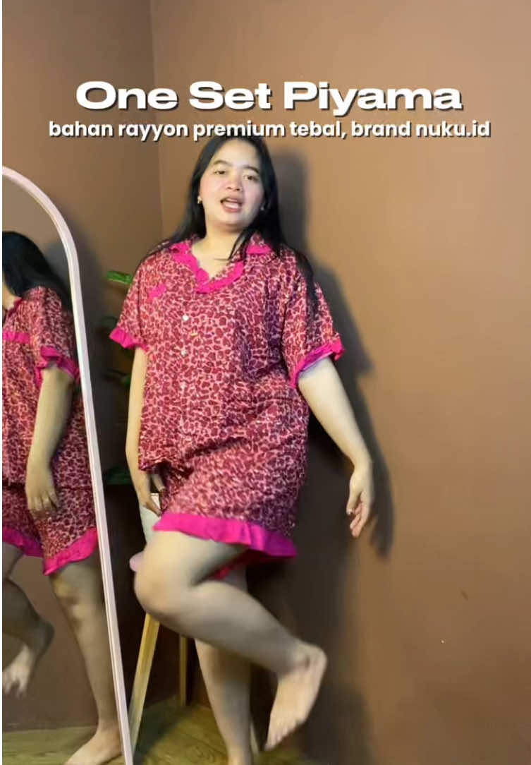Akhirnya punya juga setelan ini 😫🥹 #onesetpiyama #setelanpiyama #setelanbajutidur #bajutidur #onesetjumbo 